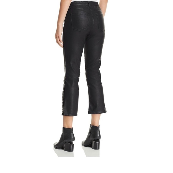 Blank NYC Varick Reade Classic Skinny Kick Boot Snap Crop, Faux Leather, NWT, 27 - Picture 2 of 10